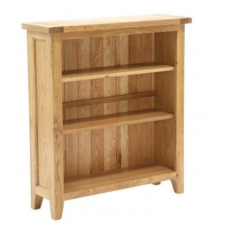 Vancouver Oak Small Bookcase Only Oak Furniture Finance Available