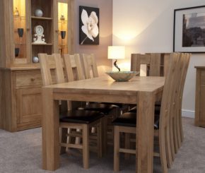 Ilton Oak Large Dining Table | Free Delivery | Only Oak Furniture