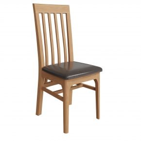 Katarina Oak Slat Backed Chair | Only Oak Furniture | Free Delivery