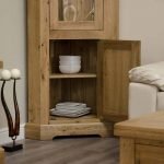 Canterbury Oak Corner Display Unit | Free Delivery