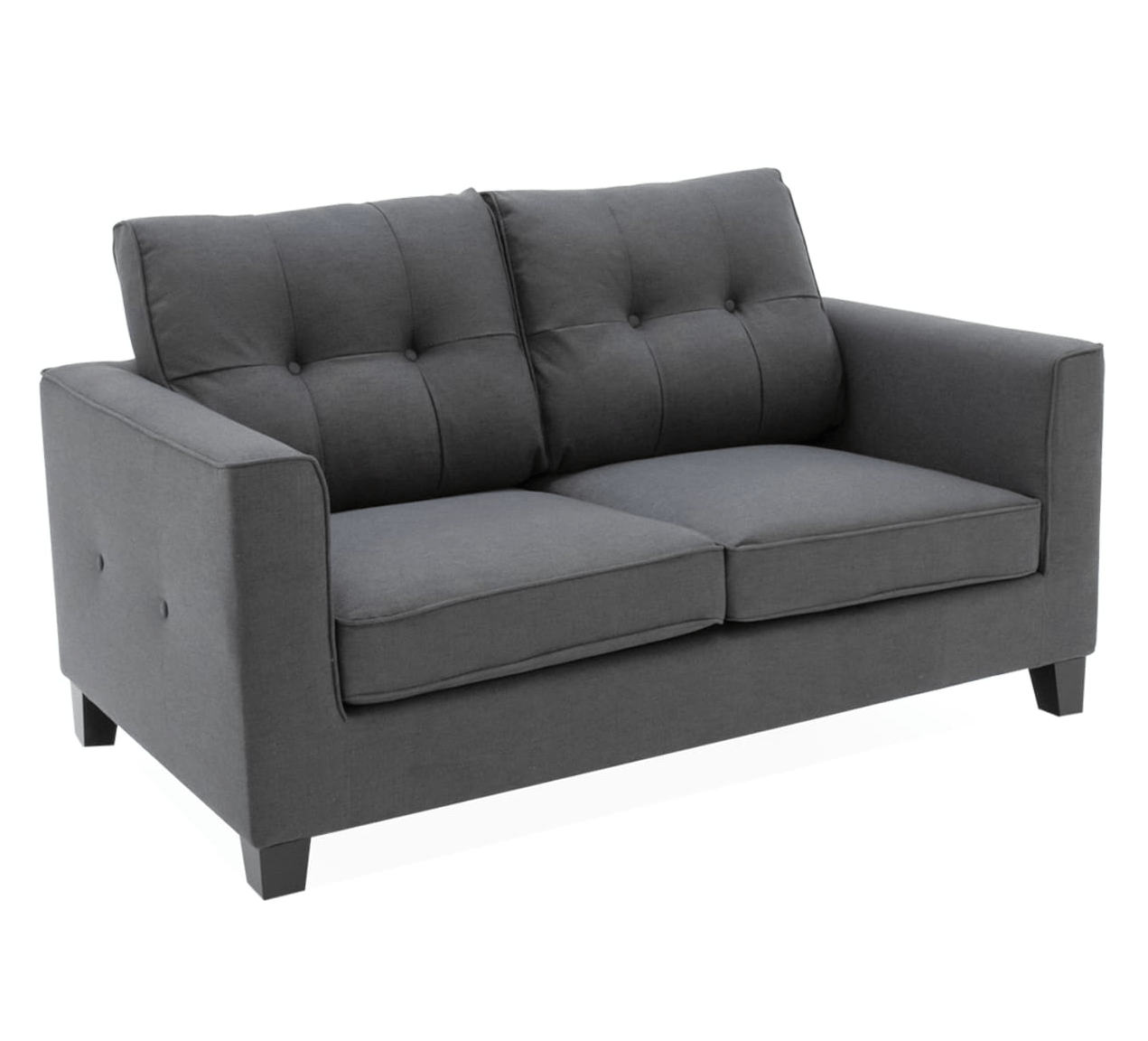 Astrid 2 Seater - Charcoal New - Only Oak Furniture