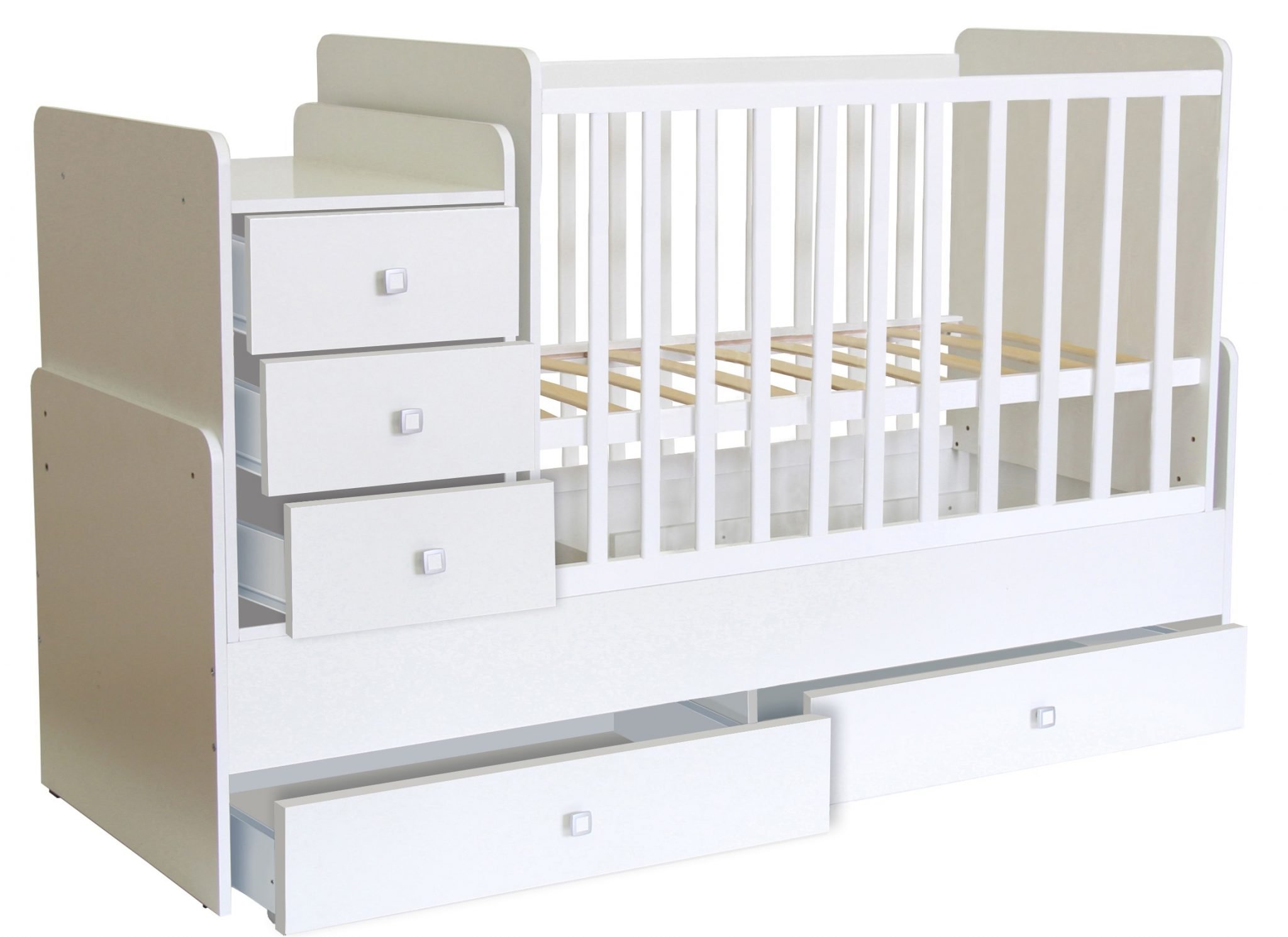 white cot bed and mattress package