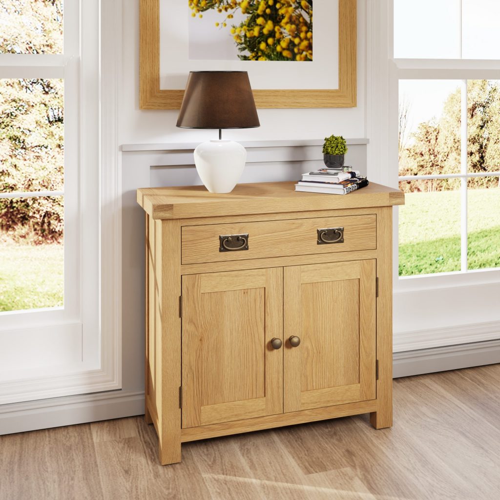 Carthorpe Oak Small Sideboard - Only Oak Furniture - Shop Now