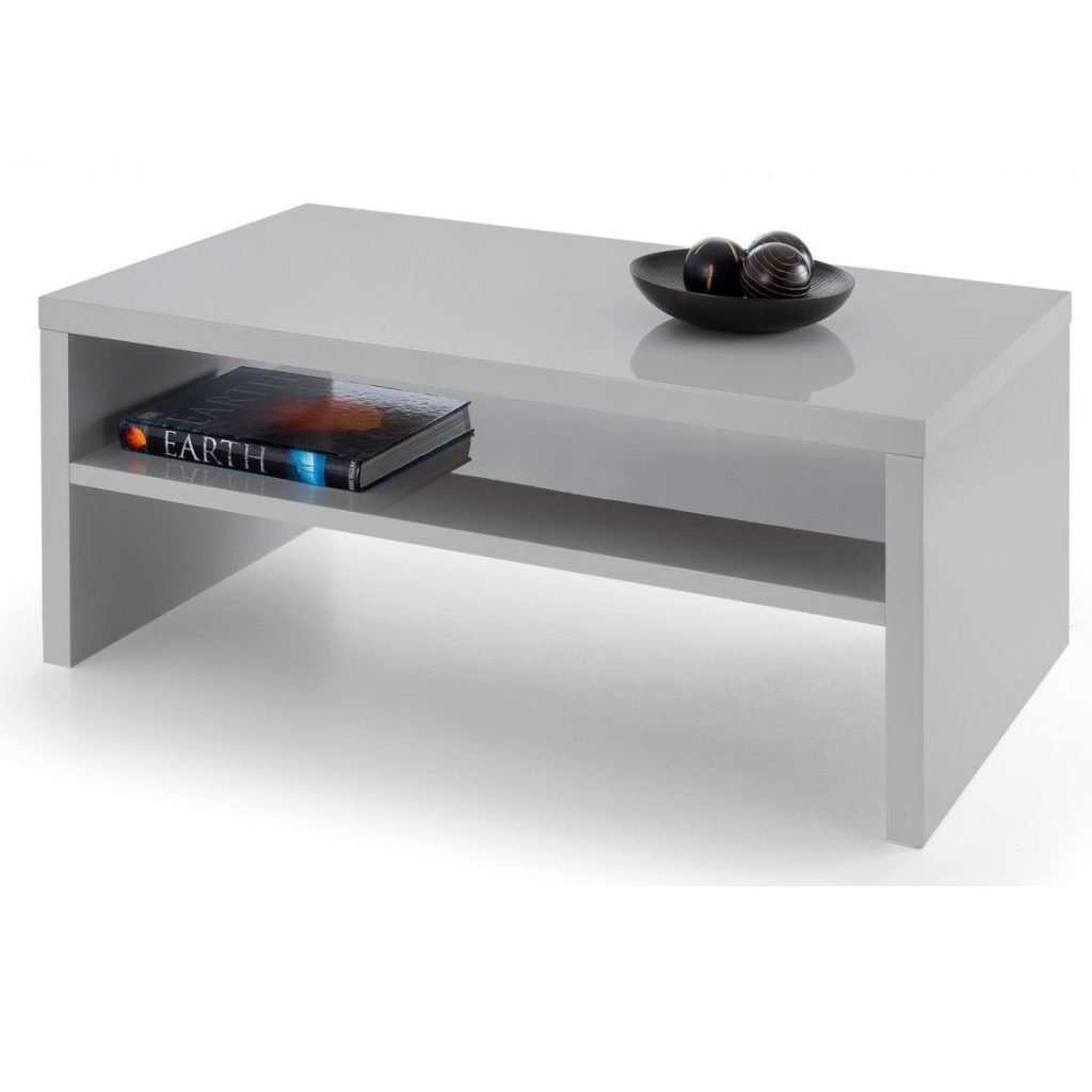 Metro High Gloss Coffee Table Grey - Only Oak Furniture