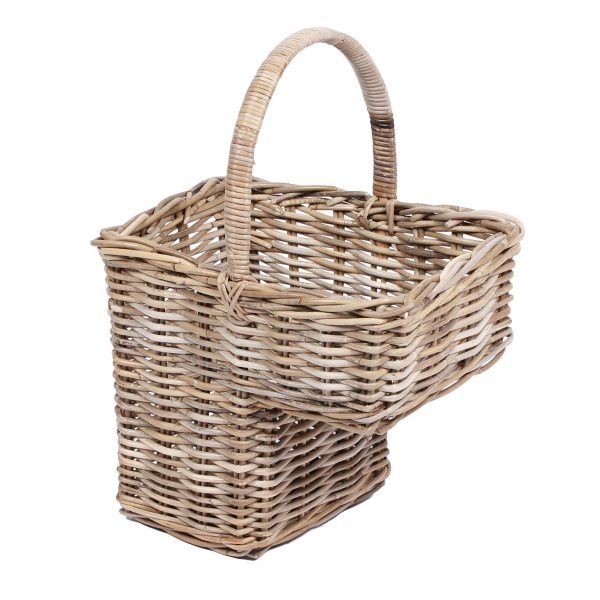 Pure Wicker Step Basket - Only Oak Furniture - 12 Month Guarantee