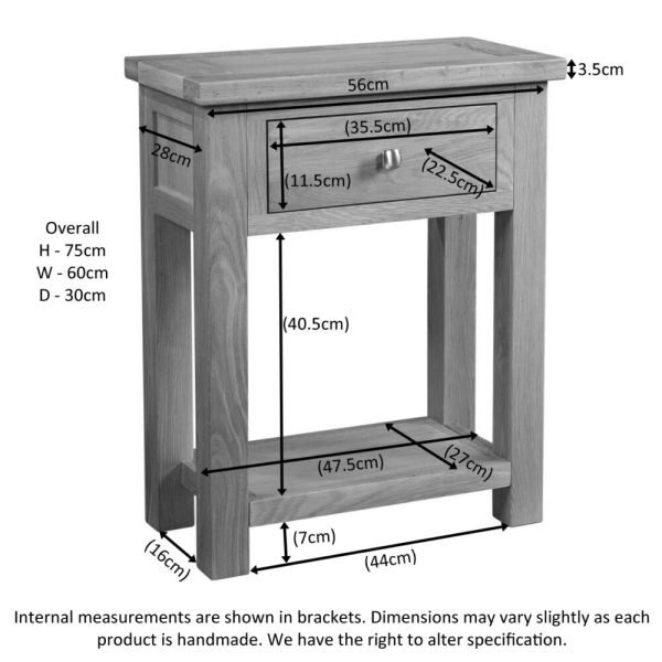 Delphinus Drawer Console Table