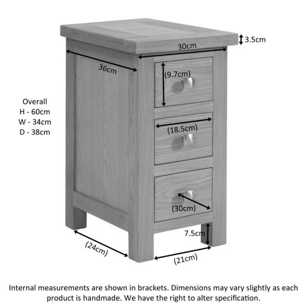 Delphinus Compact Drawer Bedside