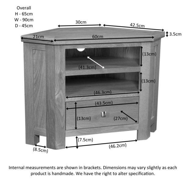 Delphinus Corner Tv Unit