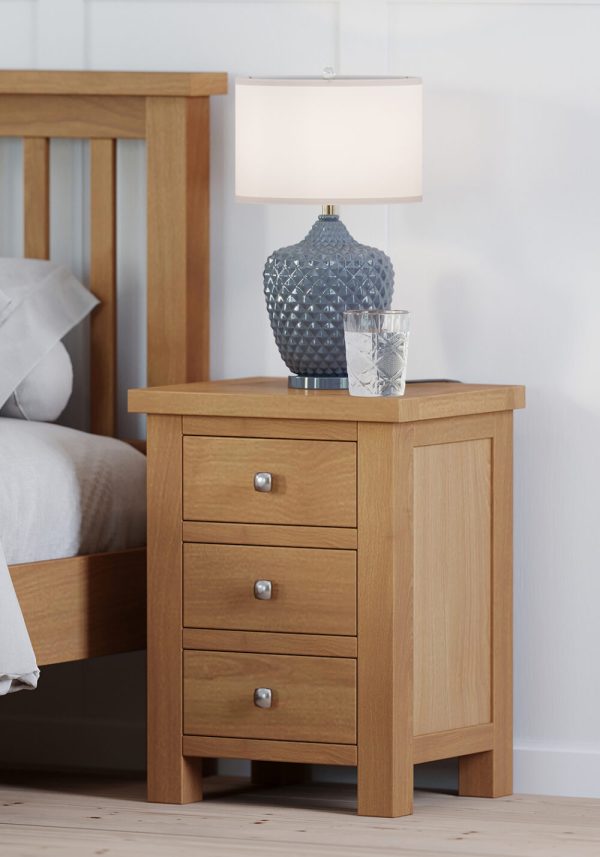 Delphinus Oak Drawer Bedside ()