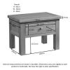 Delphinus Side Table With Drawer