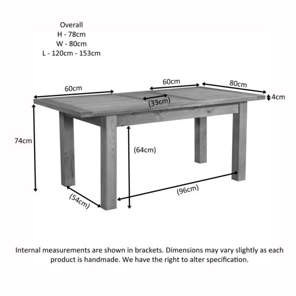 Delphinus Small Extendable Dining Table