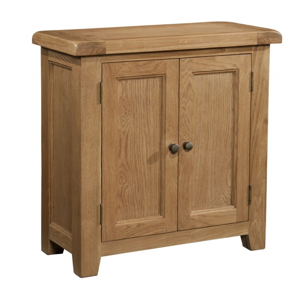 Sagitta Oak 2 Door Cabinet - Only Oak Furniture