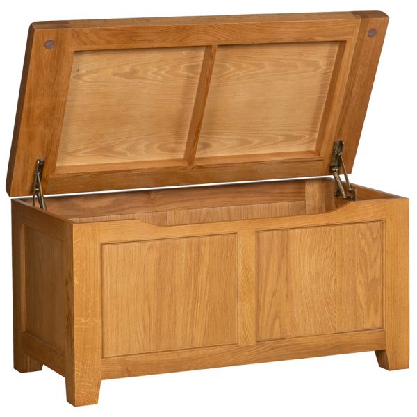 Sagitta Oak Blanket Box