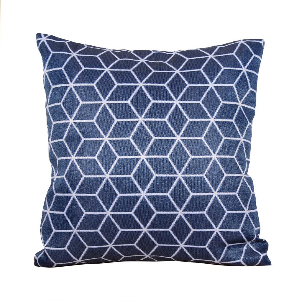 Geometric 2024 blue cushions