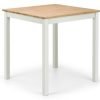 coxmoor white oak square table