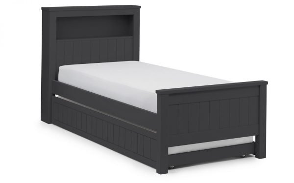 maine bookcase bed underbed anthracite closed