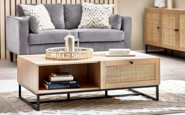 padstow oak coffee table roomset