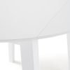 coa coast dropleaf dining table white detail