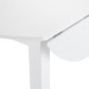 coa coast dropleaf dining table white detail