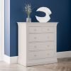 clermont light grey drawer chest roomset