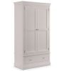 clermont light grey wardrobe