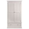 clermont light grey wardrobe front