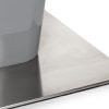 como grey high gloss table base detail