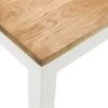 coxmoor white oak dining table top detail