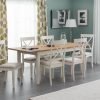 davenport extending dining table chairs roomset extended