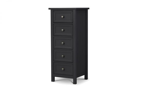 maine drawer tall chest anthracite