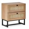 padstow oak drawer bedside