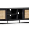 padstow tv unit black