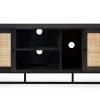 padstow tv unit black front