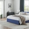 ria rialto lift up storage bed cm blue roomset ()