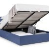 ria rialto lift up storage bed cm blue cutout ()