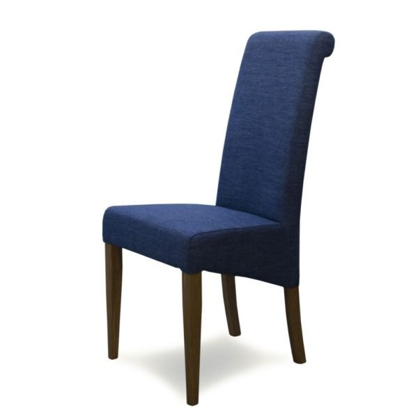 Italia Denim Blue Fabric Chair