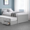 Maisie Bed With Underbed And Drawers Light Grey