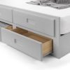 Maisie Bed With Underbed And Drawers Light Grey