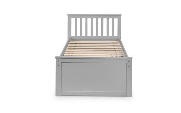 Maisie Bed With Underbed And Drawers Light Grey