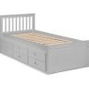 Maisie Bed With Underbed And Drawers Light Grey