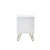 Murano Drawer Bedside Matt White