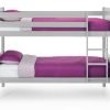 bella dove grey bunk bed front dressed