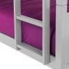 bella dove grey bunk bed ladder detail