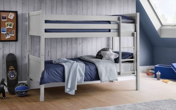 bella dove grey bunk roomset