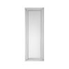 deco frameless dress mirror