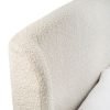 eden boucle bed headboard detail