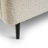 eden boucle bed leg detail