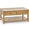 mallory coffee table with drawers