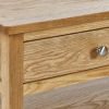 mallory coffee table with drawers corner detail