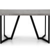 mil miller concrete effect dining table cutout